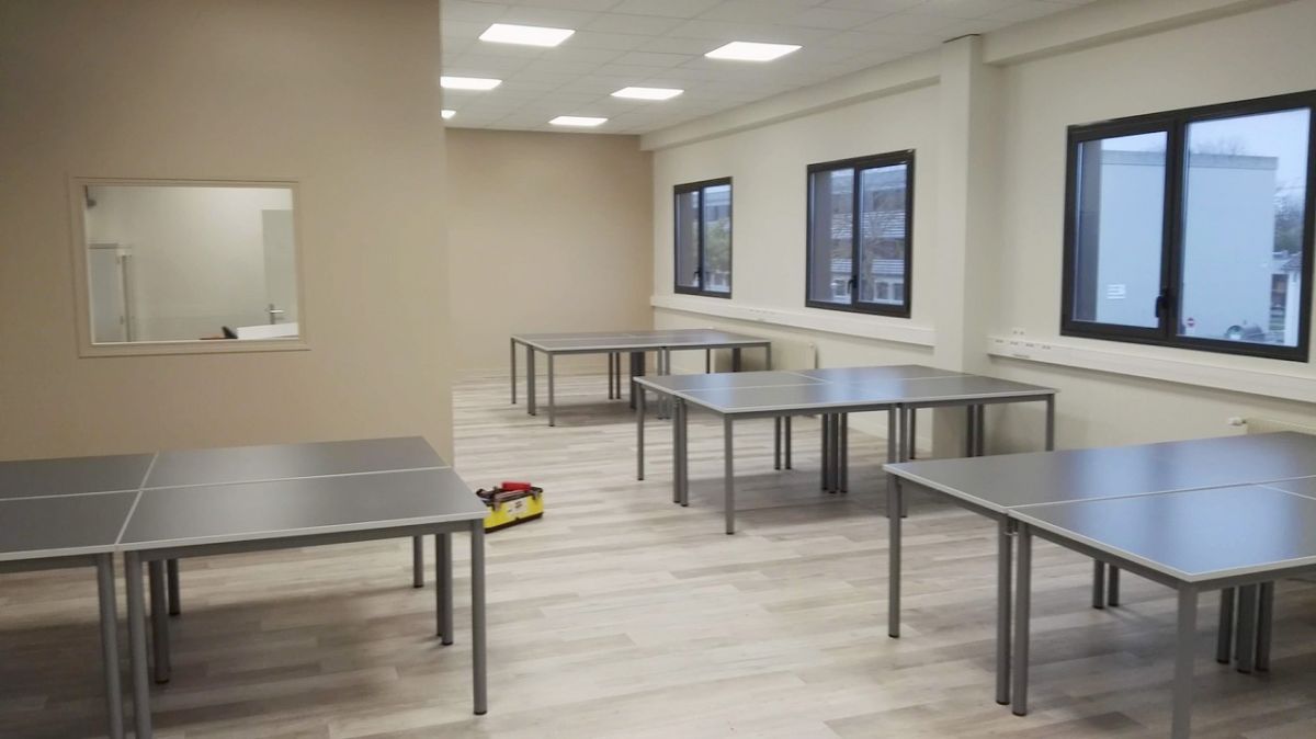 electricité neuve salle de classe AFPA
